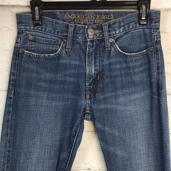 AEO American Eagle Outfitters Jeans Slim Fit‎ Straight Leg Jeans Size 26/28 - Picture 1 of 15